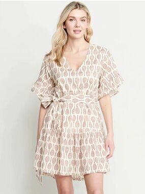 Pink Chicken Women’s Halsey Dress Size XS Tennis Rackets NWOT